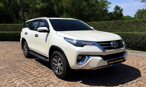 Toyota Fortuner Hire in Delhi NCR